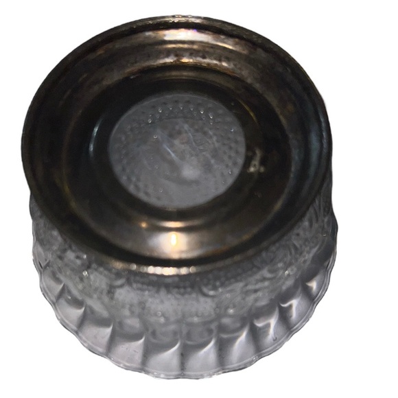 Vintage KIG glass dish with metal bottom - Picture 3 of 3